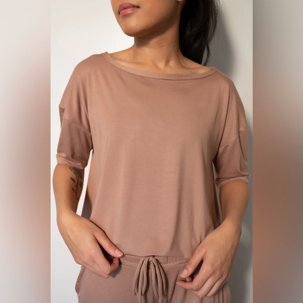 NWT Giapenta Hamptons Cozyknit Everyday Tee